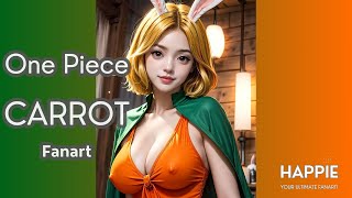 AI Cosplay Carrot, One Piece Fanart, AI ART LOOKBOOK , キャロット, ワンピース Fan Art コスプレ, 二創, 海贼王