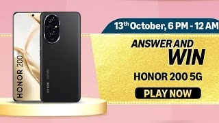 Amazon Smartphone Game-A-Thon Quiz Answer Today, Smartphone Game-A-Thon Quiz Answer 13 October 2024