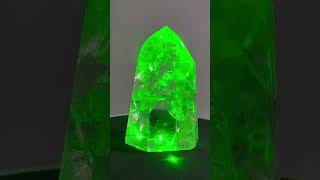 Quartz Crystal + Green Laser = Magic