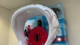 Cogan Spiderman City Hero Parachuter Kiddie Ride (MUTE)