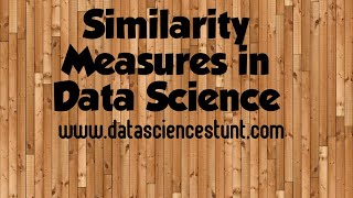 Similarity Measures in Data Science #shorts #ai #ml