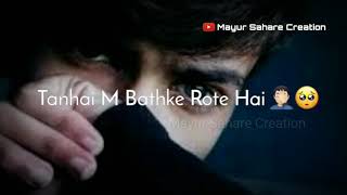 Mere Dil Ka Dard Kisne Dekha Hai Sad WhatsApp Status | Mere Dil Ka Dard Poetry WhatsApp Status