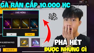 Free Fire | Được Gà Rán Cấp 10.000 Kim Cương, Quang Con Phá Hết Được Những Gì ?