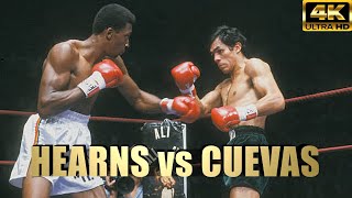 Thomas Hearns DEVASTATING BRUTAL KNOCKOUT Pipino Cuevas | Boxing Fight Highlights | 4K Ultra HD