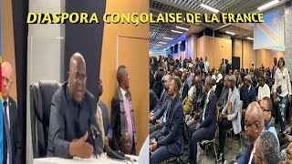 ⛔SUIVEZ FÉLIX TSHISEKEDI FACE À LA DIASPORA CONGOLAISE DE LA FRANCE