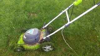 Greenworks electric mower stopped working, how to fix