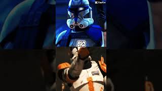 COMMANDER CODY VS CAPTAIN REX[Remake] :) #clonewars #capcut