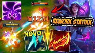 KAI'SA TÁ IMORAL COM O REWORK DA STATIKK *choque triplo* - LEAGUE OF LEGENDS