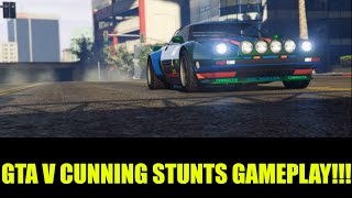 GTA V | BRAND NEW Cunning stunts DLC Gameplay!!!!!!