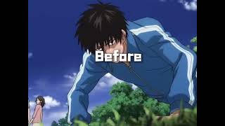 Anime characters that went from weak to strong 🎬