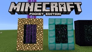 Minecraft PE - How To Make Custom End Portals!