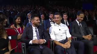 Cr7 & Messi rencontre,discussion,rire