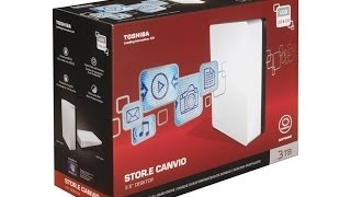 Toshiba HDWC130EW3J1 3TB USB 3.0 External Hard Drive Unboxing + Time Machine Setup