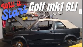 1981 Golf mk1 GLI 2 0 Will it start!?