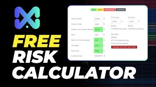 FREE risk calculator for BETTER FASTER TRADES