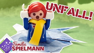 Playmobil Film Deutsch  🚑   UNFALL - Erik bricht ins Eis ein - 🚨  Blaulicht #FamilieSpielmann