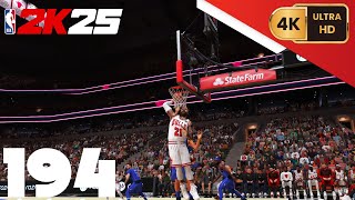 NBA 2K25 =My Career= [PC] (4K) EP194 {4th Year} {Key Game} {Mavericks @ Bulls}