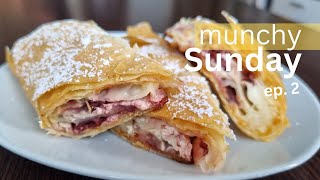 Fresh Cheese & Cherry Strudel | munchy Sunday ep. 2