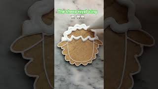 The sheep royal icing🐑🐑🐑 #art #icing #cookies #royalicing  #celebration #sheep #art #baby