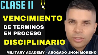 Clase 11: Auto de apertura del proceso disciplinario policial