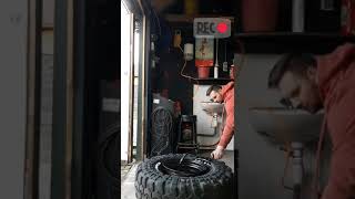 Suzuki sj 413 36" tires on a rim. 36 inch Tsl super swampers Suzuki Sj project @artic413