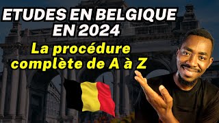 Étudier en Belgique en 2024: la procédure complète de A à Z