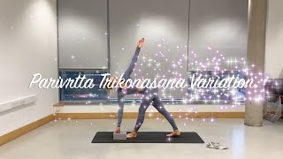 How To Do Parvivtrtta Trikonasana (Revolved Triangle Pose for Beginners)