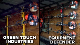 Equipment Defender VS Green Touch Trimmer Racks | What is the difference?