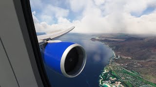 MSFS 2020 – Beautiful Honolulu Landing – United Airlines – Boeing 777-322(ER) – HNL – SCS Ep. 55