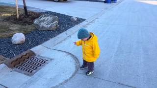 Luka walking outside April 17/2015