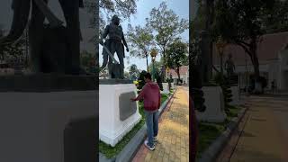 Statue of Khmer army chief in Angkor era-កន្លែងរូបសំណាក់មេទ័ពខ្មែរ សម័យអង្គរ