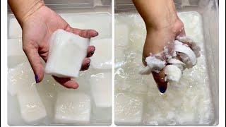 BUTTER SOFT Squishy Soap Bars! Relaxing Soaked Wet Mushy Soap Sounds ASMR SOAP - So Satisfying💜💙💚