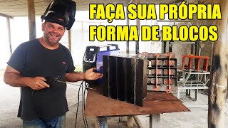 FAÇA SUA PRÓPRIA FORMA DE BLOCOS