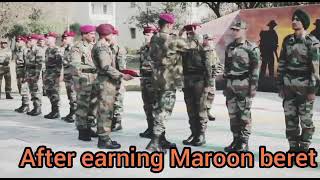 Special Forces after earning Maroon Beret