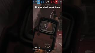 2v5 with vigil #rainbowsixsiege #ranked #shorts