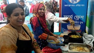 Beautiful girls cooking chicken fry, vegetable cutlet, Vegetables pakora ! Bengali food recipe