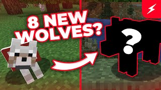 THEY FINALLY ADDED WOLF VARIANTS TO MINECRAFT (Snapshot 24w10a)