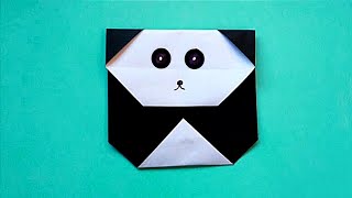 Cara Melipat Origami Panda | Origami Hewan | DIY Paper Crafts