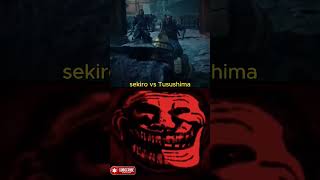 Sekiro vs Ghost of Tsushima fight #ghostoftsushima