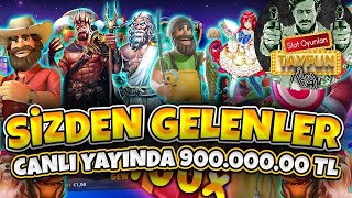 🔴SLOT OYUNLARI 🤑 SİZDEN GELENLER SERİSİ SLOT CANLI YAYIN'DA 900.000.00 TL REKOR KAZANÇ (2024)