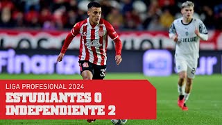 Estudiantes 0-2 Independiente | Liga Profesional 2024 - Fecha 10