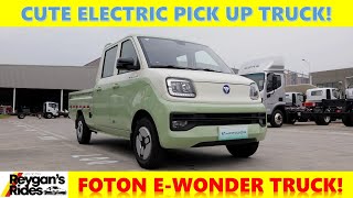 FOTON e-Wonder Electric Pick Up Truck! [Quick Look]