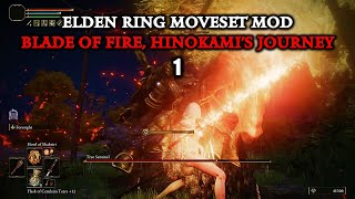 Elden Ring Moveset Mod Katana of Fire, Hinokami Boss Fights (Dex Scaling A / Fai Scaling B) 01