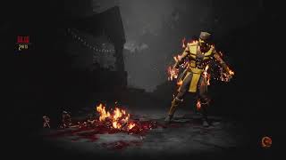 Mortal Kombat 1 UMK3 Scorpion Brutality 8 Light This Candle