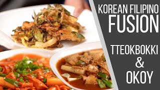 Easy Filipino Tteokbokki & Korean Okoy Recipe - Fusion Food Ideas