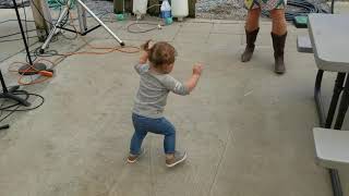 Baby dancing. Remi Spivey