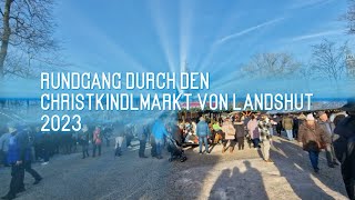 Christkindlmarkt Landshut Rundgang 2023