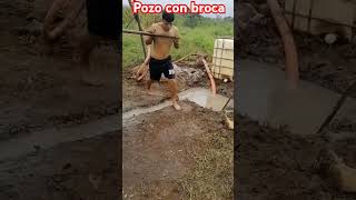 realizando un pozo con broca numeral chart #pozos #shortvideo #pozosdeagua #radiestesia #agua