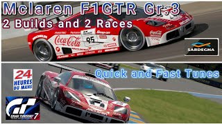 GT7 Sardegna 800 & Le Mans 700 w/ McLaren F1 GTR Build V 1.52