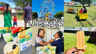 #vlogmas 1 | Kids play date | Jungle Campaign BTS | Beach day | South African YouTuber